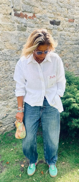 Essential Boyfriend Linen Shirt