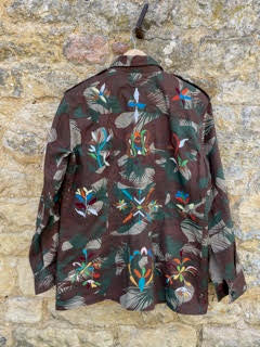 Hand-Embroidered Philippa Military Jacket