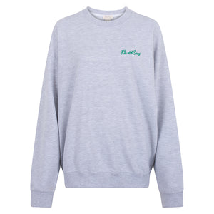 Grey Marl Crew Sweat