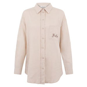 Stone Linen Shirt