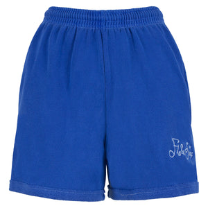 Electric Blue Boyfriend Shorts