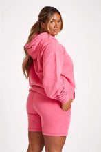 Load image into Gallery viewer, Pink Pink Boyfriend Sweat Shorts
