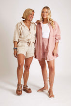 Load image into Gallery viewer, Dusky Pink Linen Shorts

