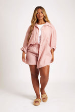 Load image into Gallery viewer, Dusky Pink Linen Shorts
