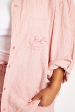 Load image into Gallery viewer, Dusky Pink Linen Shirt
