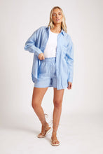 Load image into Gallery viewer, Ibiza Blue Linen Shorts
