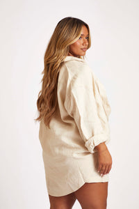 Stone Linen Shirt