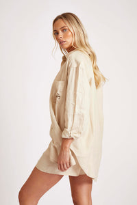 Stone Linen Shirt