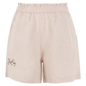 Stone Linen Shorts