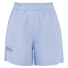 Load image into Gallery viewer, Ibiza Blue Linen Shorts
