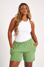 Load image into Gallery viewer, Gabe Green Boyfriend Sweat Shorts
