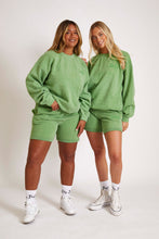 Load image into Gallery viewer, Gabe Green Boyfriend Sweat Shorts
