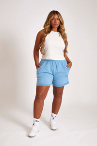 Billie Blue Boyfriend Sweat Shorts