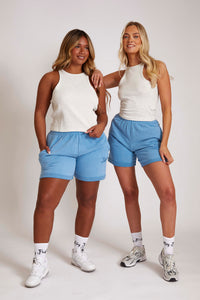 Billie Blue Boyfriend Sweat Shorts