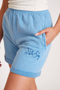 Billie Blue Boyfriend Sweat Shorts