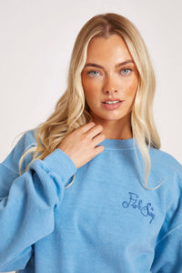 Billie Blue Crew Sweat
