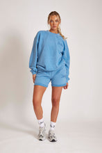 Load image into Gallery viewer, Billie Blue Boyfriend Sweat Shorts
