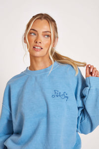 Billie Blue Crew Sweat