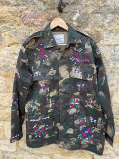 Hand-Embroidered Felicity Military Jacket