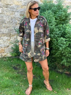 Hand-Embroidered Felicity Military Jacket