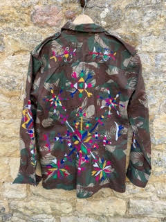 Hand-Embroidered Florence Military Jacket