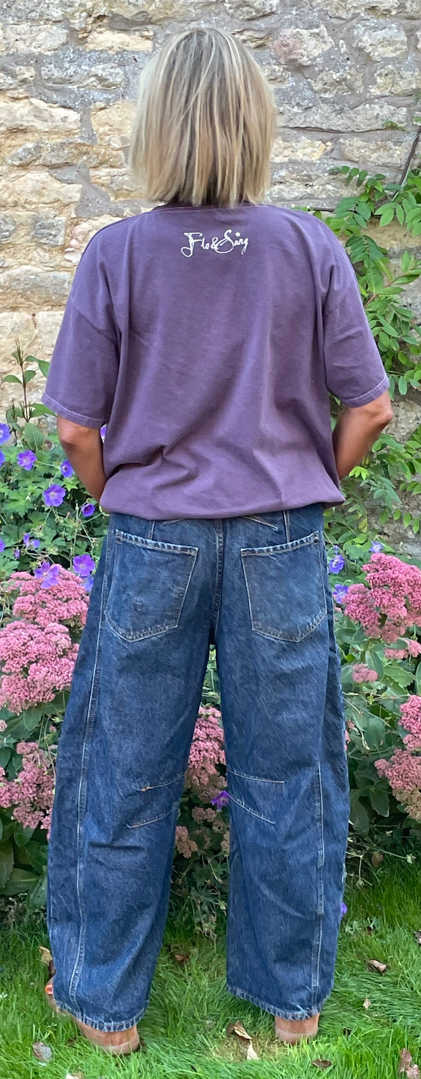 Relaxed-Fit Plum T-Shirt