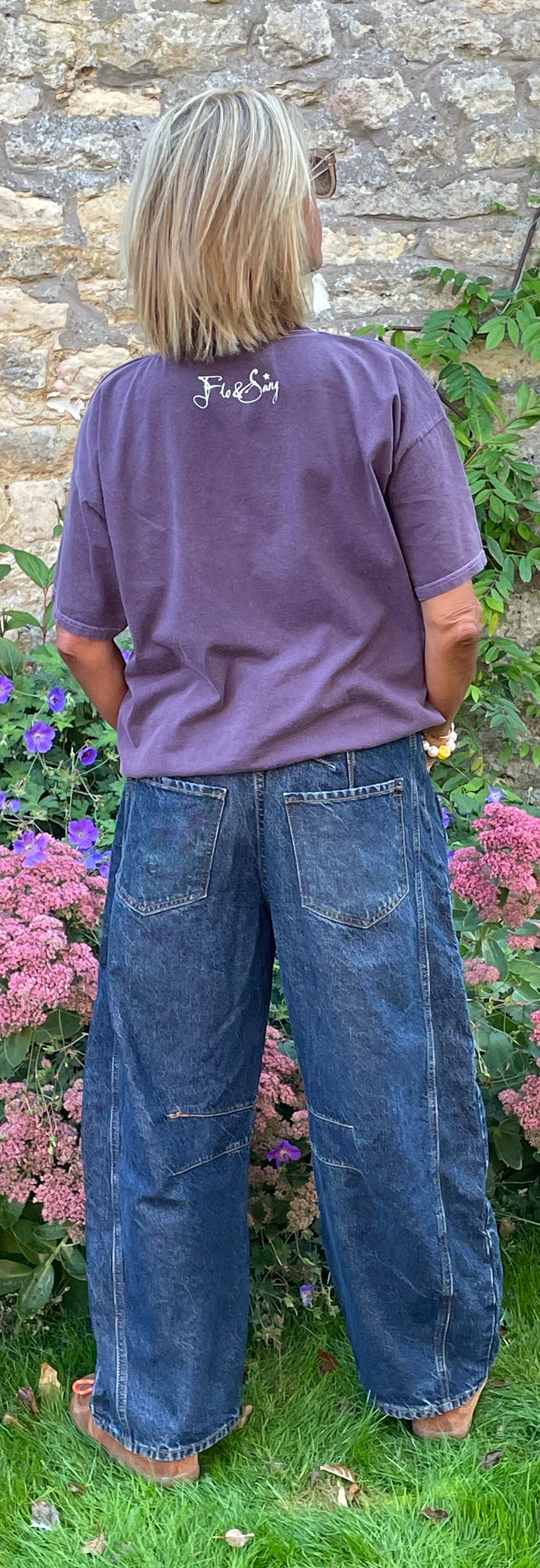 Relaxed-Fit Plum T-Shirt