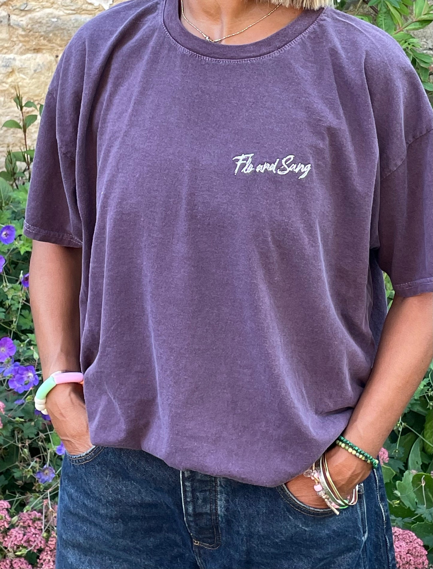 Relaxed-Fit Plum T-Shirt