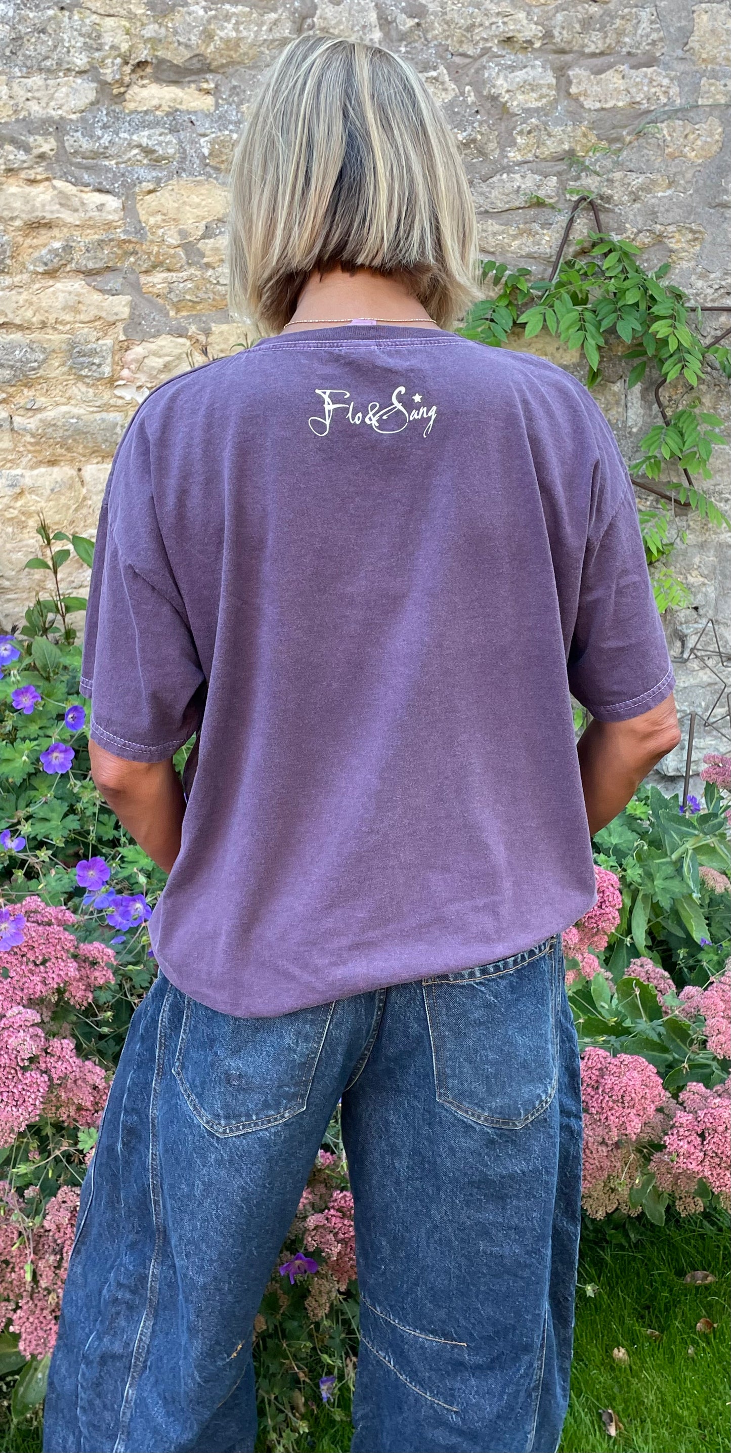 Relaxed-Fit Plum T-Shirt