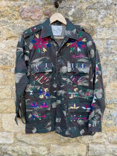 Hand-Embroidered Margo Military Jacket