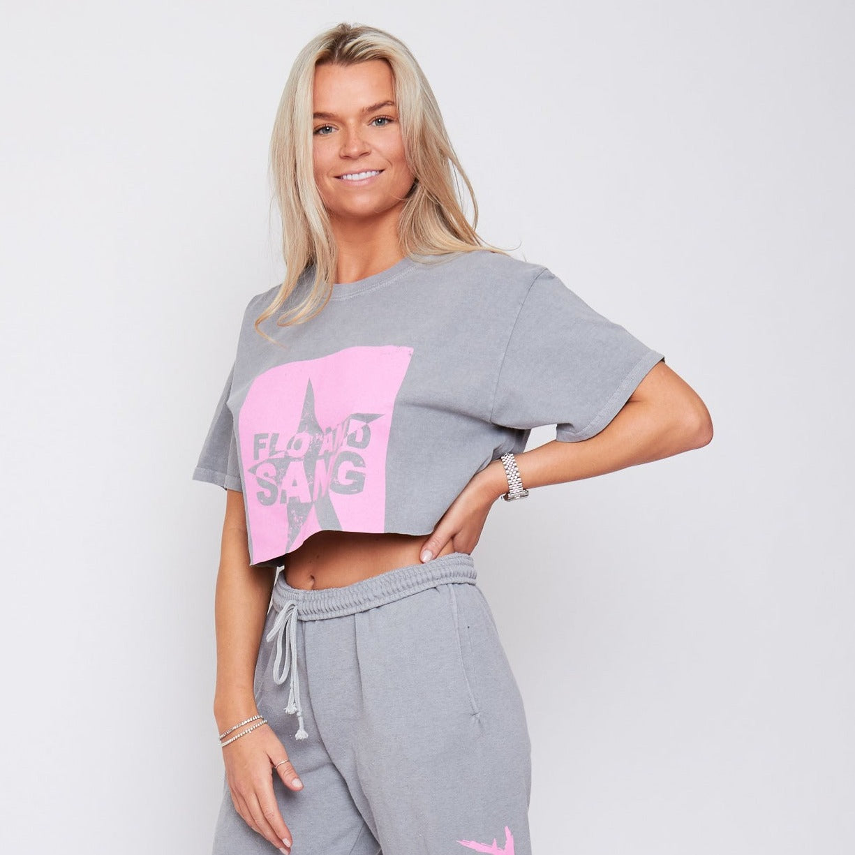 Crop Dove Grey Dean Tee