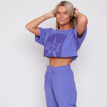 Load image into Gallery viewer, Crop Cobalt Dean Tee
