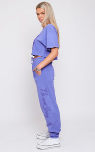 Crop Cobalt Dean Tee