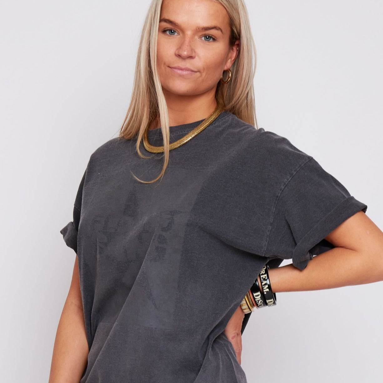 Oversized Charcoal Dean Tee